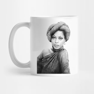 Diana Ross Halftone Mug